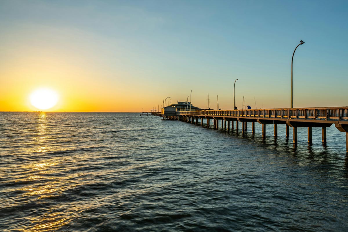 Fairhope, Alabama Pier at sunset